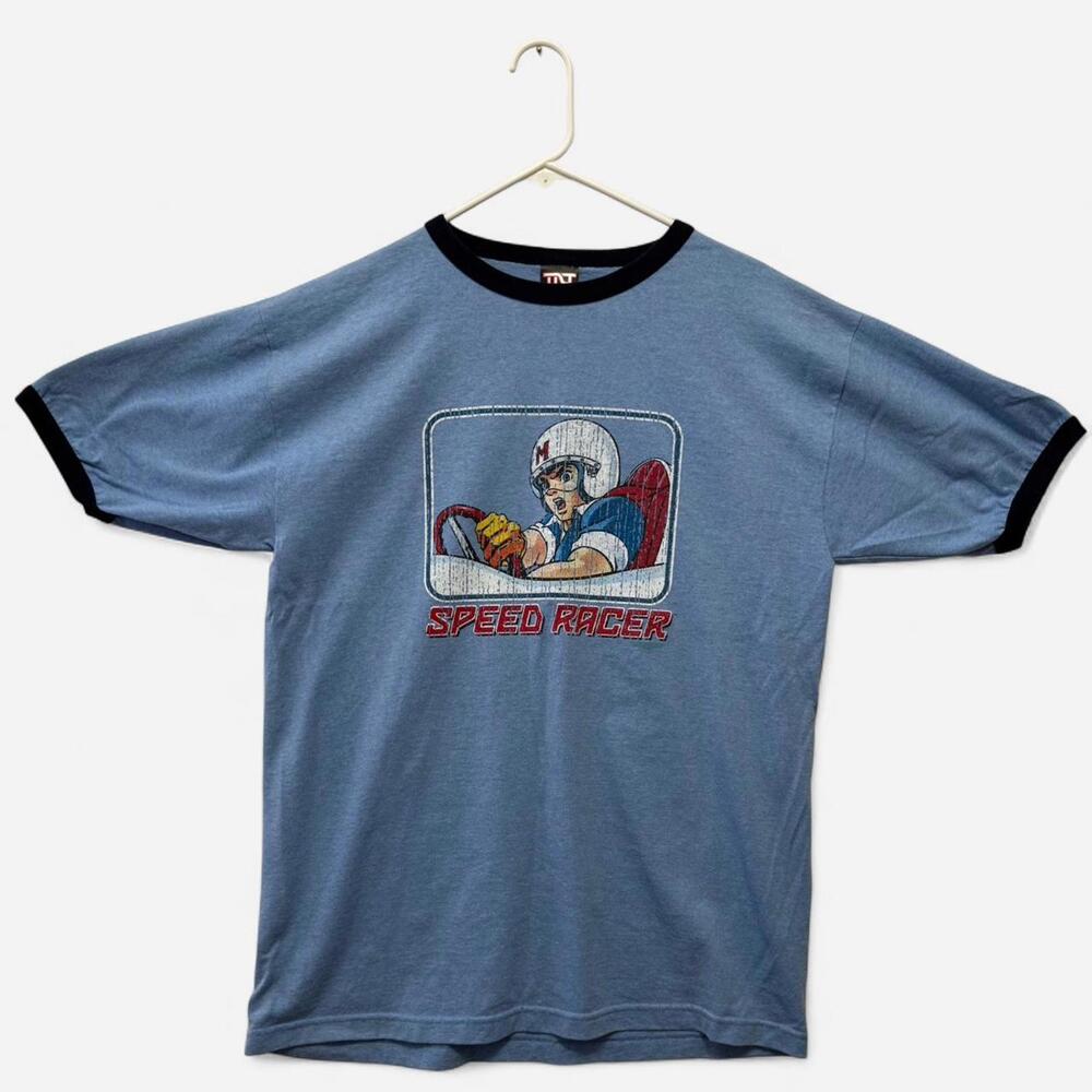 Vintage TMT Speed Racer Retro Video Game Tee Size Large